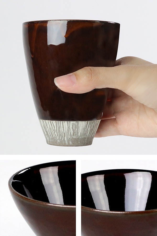 フリーカップ 320ml 白樺 デザートカップ 湯呑み 食器 和食器 陶器