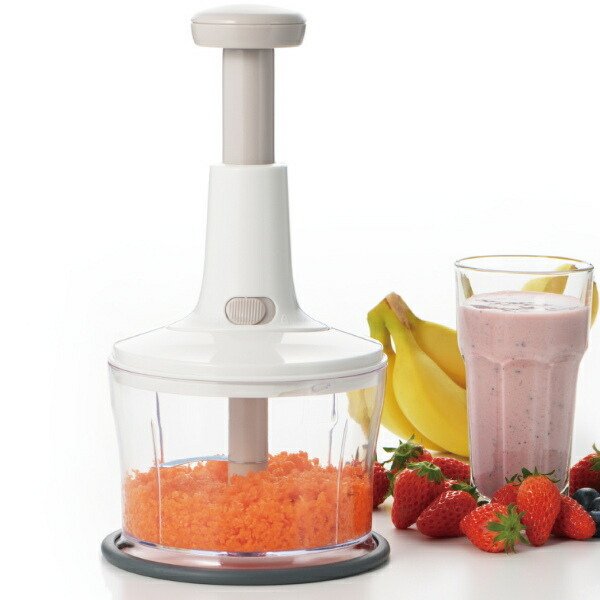 ヨシカワ フードプロセッサー ニューキッチンベーシック 押すだけ簡単