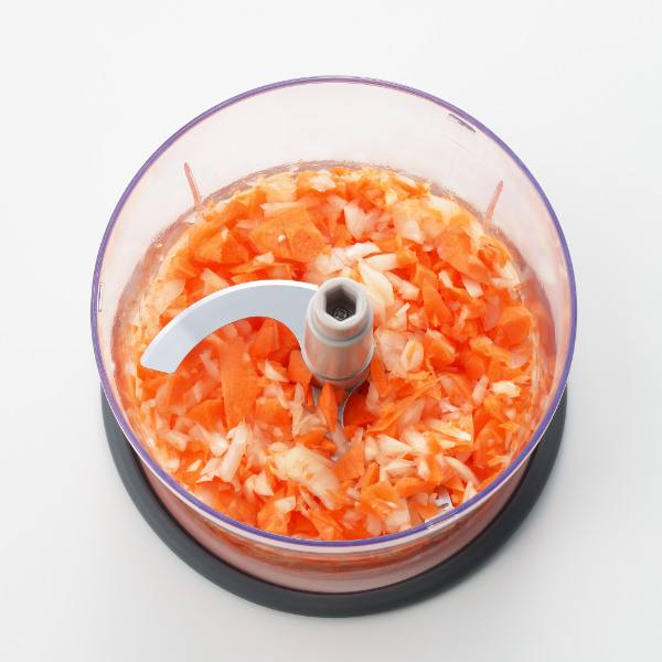 ヨシカワ フードプロセッサー ニューキッチンベーシック 押すだけ簡単