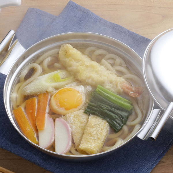 業務用うどん鍋 中尾アルミ製作所 N-26 打出うどんすき鍋 33cm | 食器と料理道具の専門