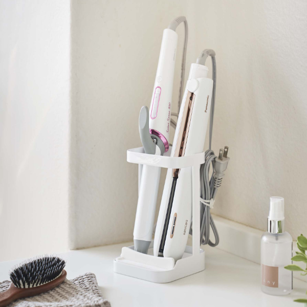 山崎実業 tower 耐熱トレー付き ヘアーアイロンスタンド タワー