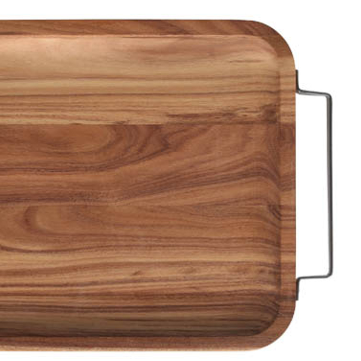 木製ブラウントレー 持ち手付き DULTON（ダルトン） トレー 34×20cm レクタングル アカシア 持ち手付き