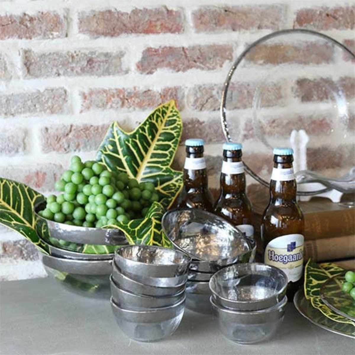 DULTON（ダルトン） プレート 22cm OBO オーボ 皿 食器 洋食器 ガラス