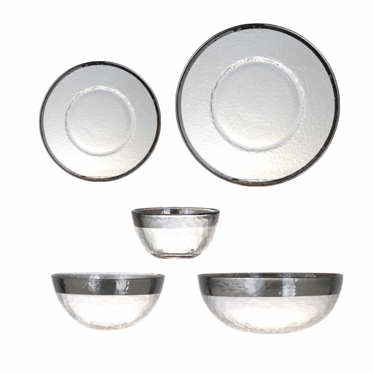 DULTON（ダルトン） プレート 22cm OBO オーボ 皿 食器 洋食器 ガラス 