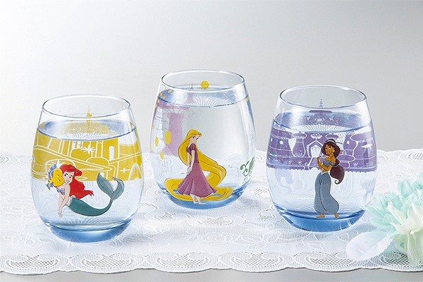 【超激レア】聖飢魔II キャラクター　グラスイラスト　ガラスコップ Disney グラス 330ml 3D ラプンツェル コップ ガラス 日本製
