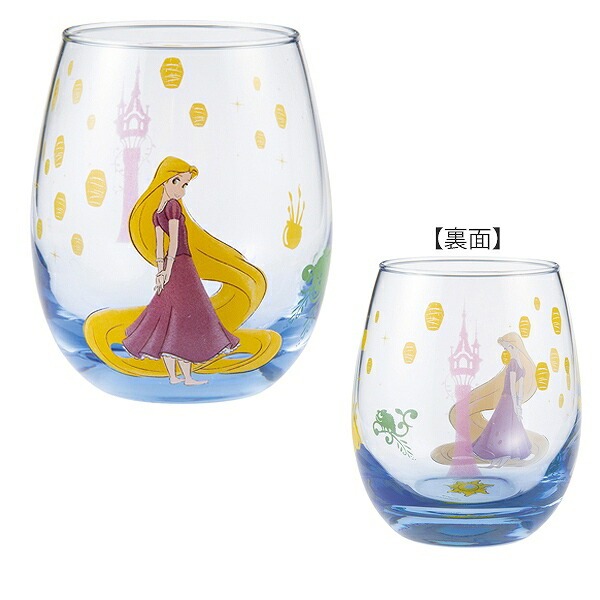 Disney（ディズニー） グラス 330ml 3D ラプンツェル コップ ガラス
