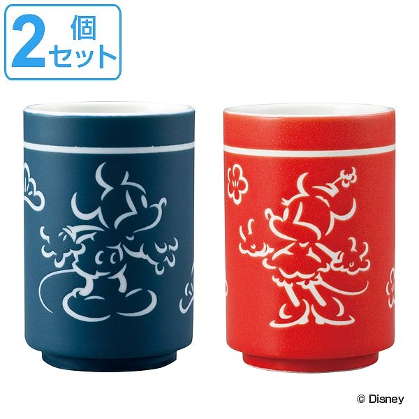 Disney（ディズニー） 湯呑み ペアセット 220ml ミッキーマウス