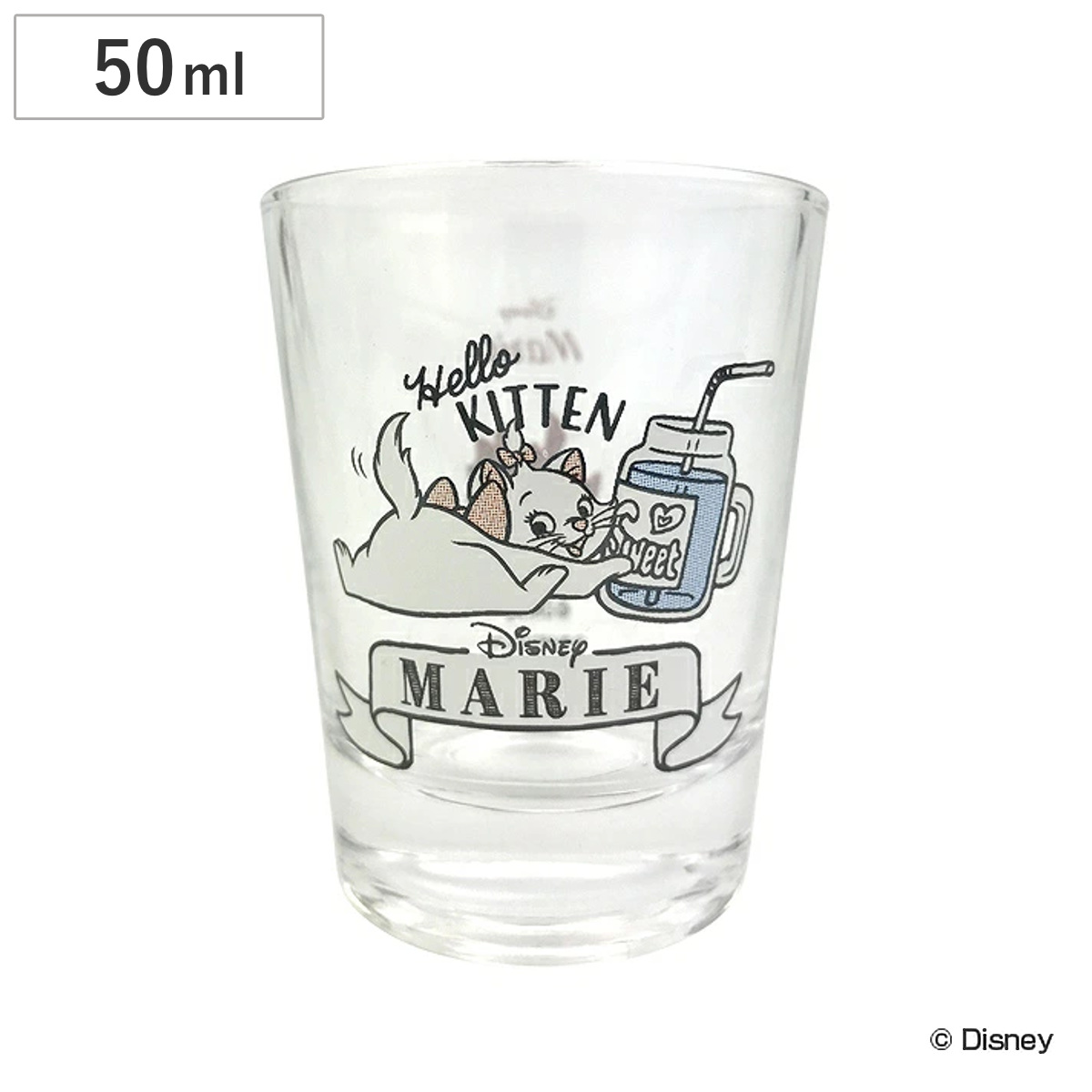 Disney グラス 50ml ショットグラス スティッチ HIP ガラス 日本