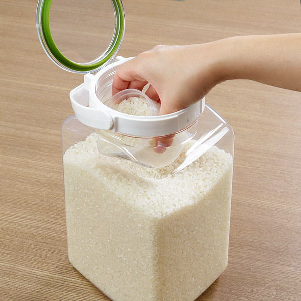 FRESHLOK 米びつ 3.2kg フレッシュロック ハンドル付き 密閉米びつ