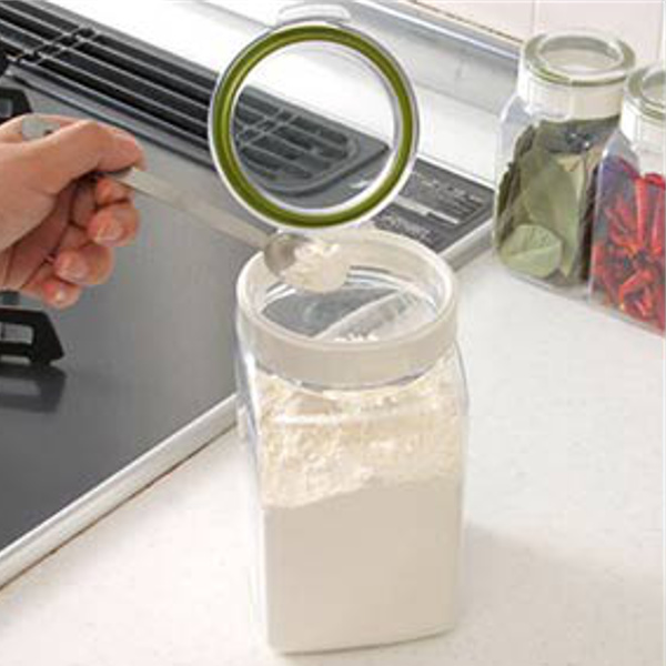 ネッスル「コーヒー詰め替え用瓶」キャニスター（懸賞当選・非売品） FRESHLOK 保存容器 1.1L フレッシュロック 角型 コーヒー用 計量