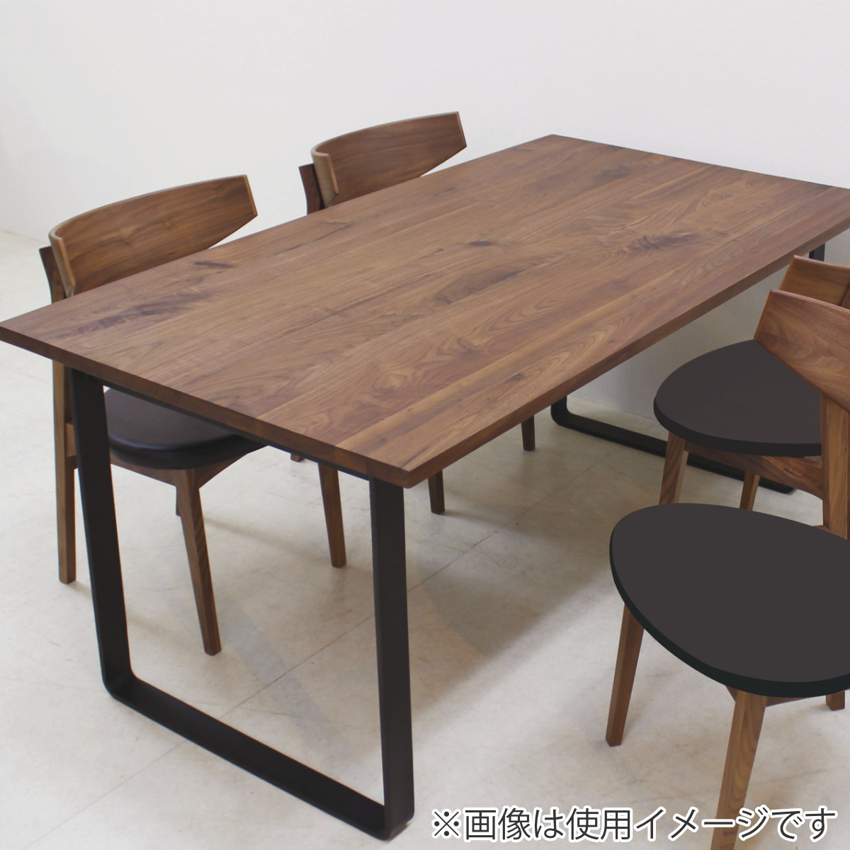 ダイニングテーブル 天板のみ 幅180×奥行90cm ウォールナット 天然木