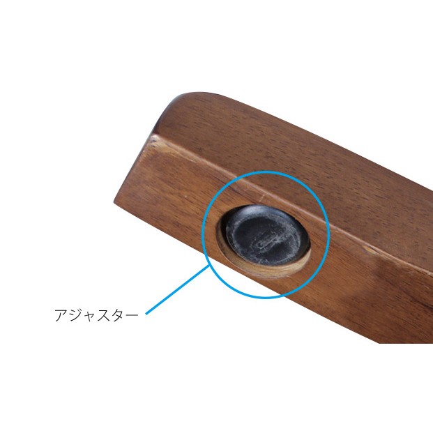 ダイニングテーブル 直径110cm 円型 天然木 アジャスター付 （ 開梱