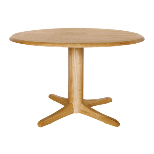 木製円形ダイニングテーブル 直径110cm,高さ72cm ダイニングテーブル 直径110cm 円型 天然木 アジャスター付 （ 開梱