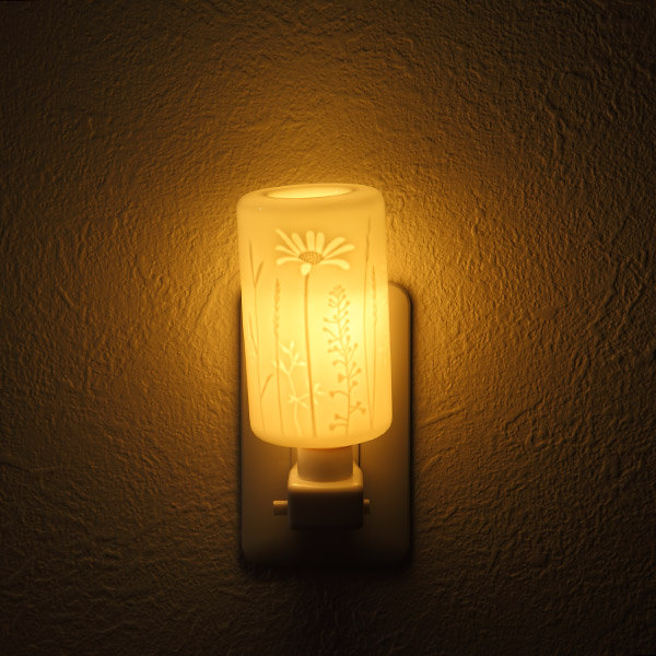 照明 アロマランプ セラミック 陶器 アロマライト コンセント型 LED