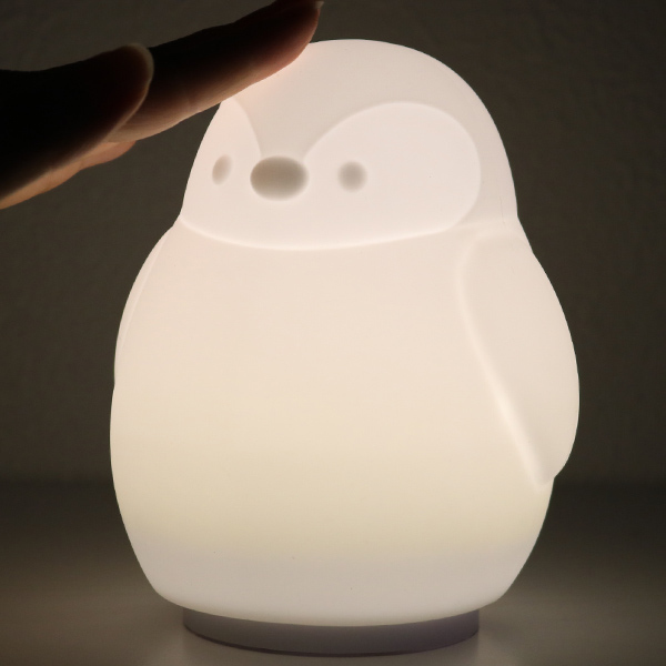 照明 LED シリコンランプ ペンギン （ テーブルライト 卓上 ランプ