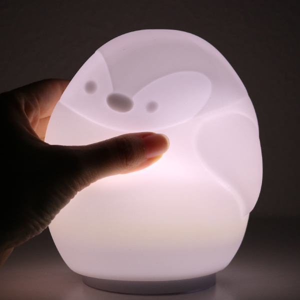 照明 LED シリコンランプ ペンギン （ テーブルライト 卓上 ランプ