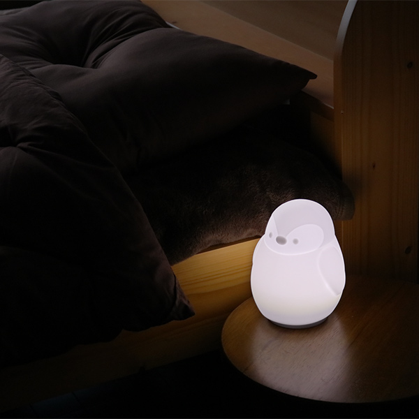 照明 LED シリコンランプ ペンギン （ テーブルライト 卓上 ランプ