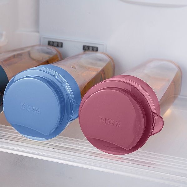 冷水筒 麦茶ポット スリムジャグ 1.1L ピッチャー 横置き 縦置き 耐熱