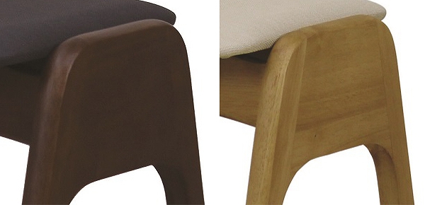 スツール 同色2脚セット スタッキング 高さ41cm 木製 （ 開梱設置