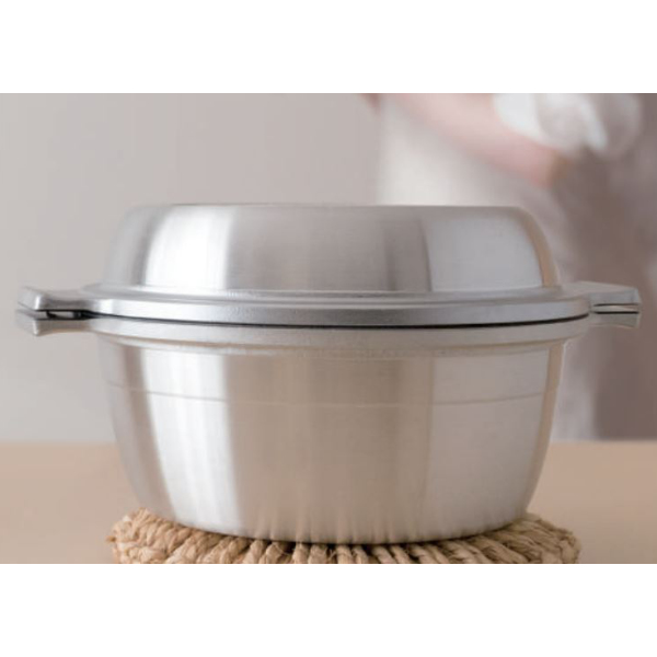 北陸アルミニウム 両手鍋 24cm あわせ釜 マイスター 無水調理