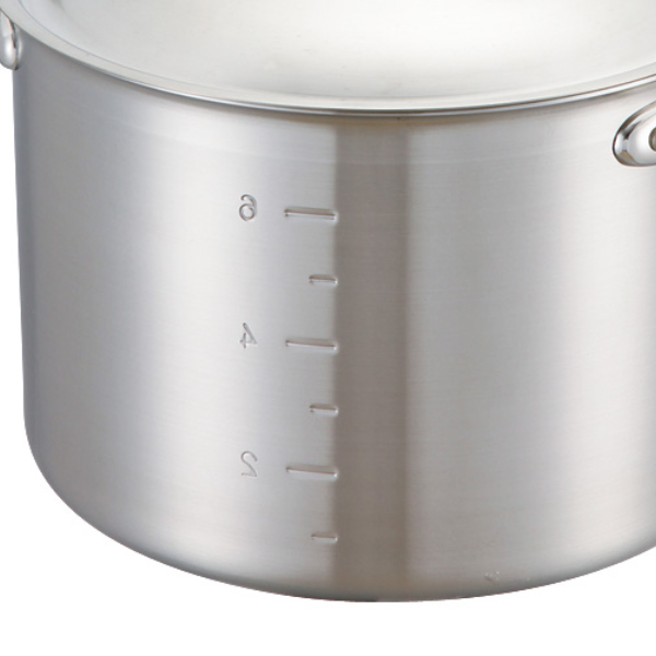 半寸胴鍋 27cm 容量約10リットル　GI17K 寸胴鍋 半寸胴鍋 IH対応 約10L 27cm 業務用 ニューキングデンジ