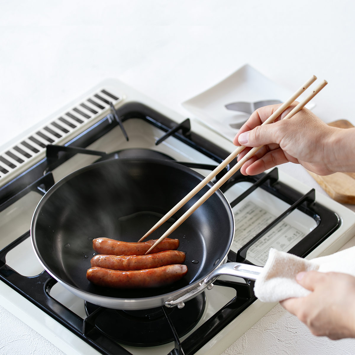 フライパン 27cm アルミ製 フッ素樹脂加工 シルクフライパン 日本製