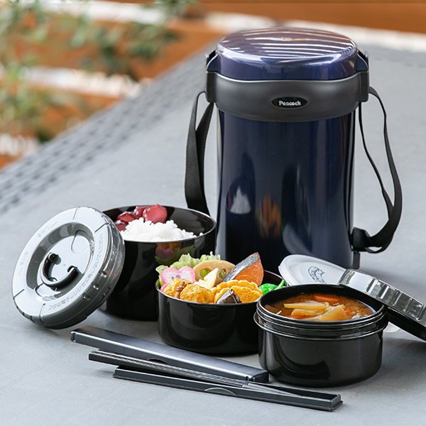 ピーコック魔法瓶工業 弁当箱 保温弁当箱 ステンレスランチジャー