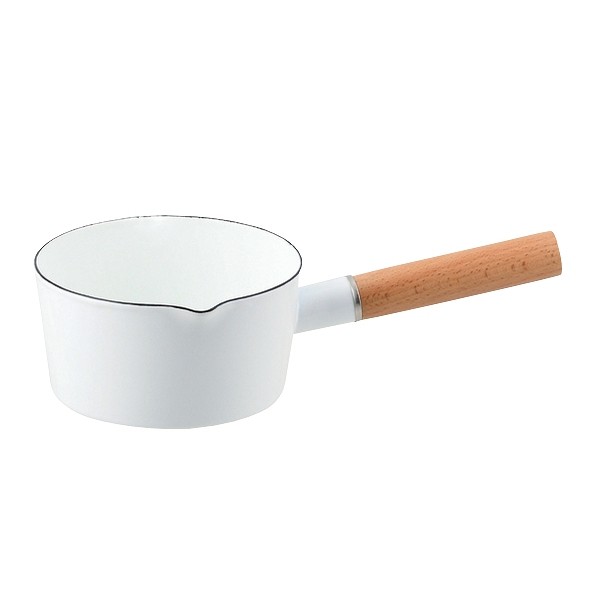 Honey Ware ミルクパン 15cm IH対応 ホーロー製 プレサージュ （ ガス