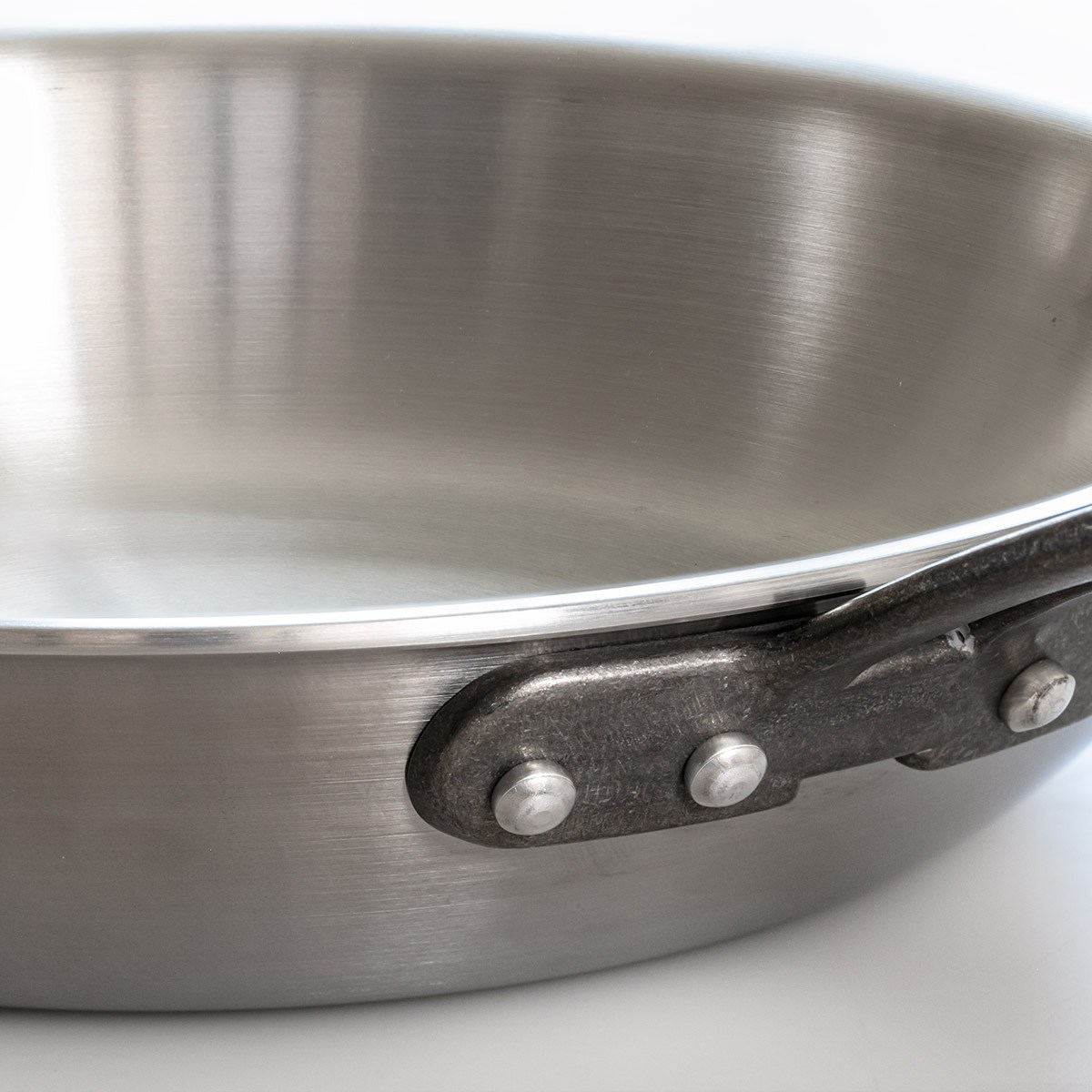 フライパン 24cm IH対応 浅型 ステンレス製 キングフロン ノーメイク