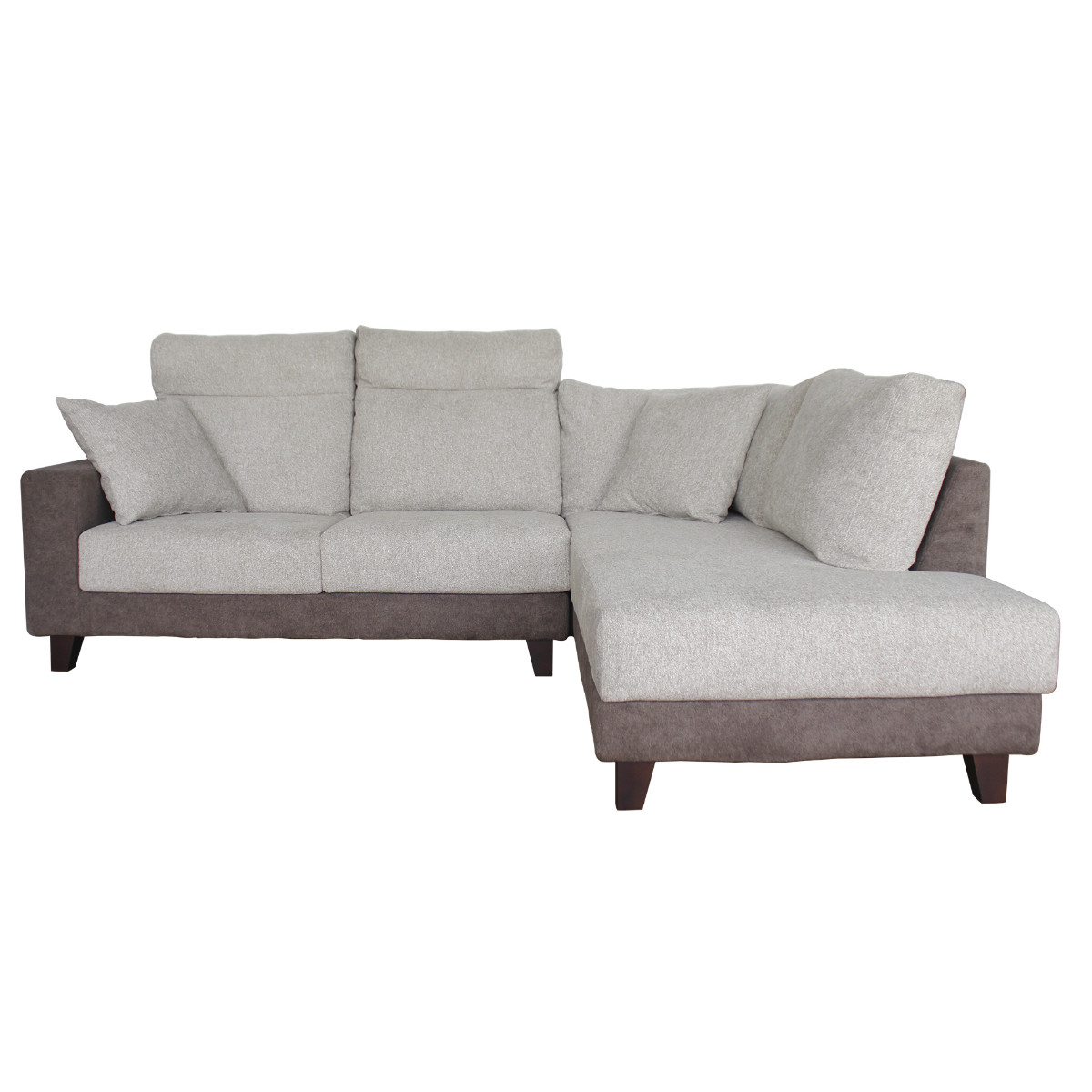 カウチソファ 向かって右カウチ 幅157cm クッション付き （ 開梱設置