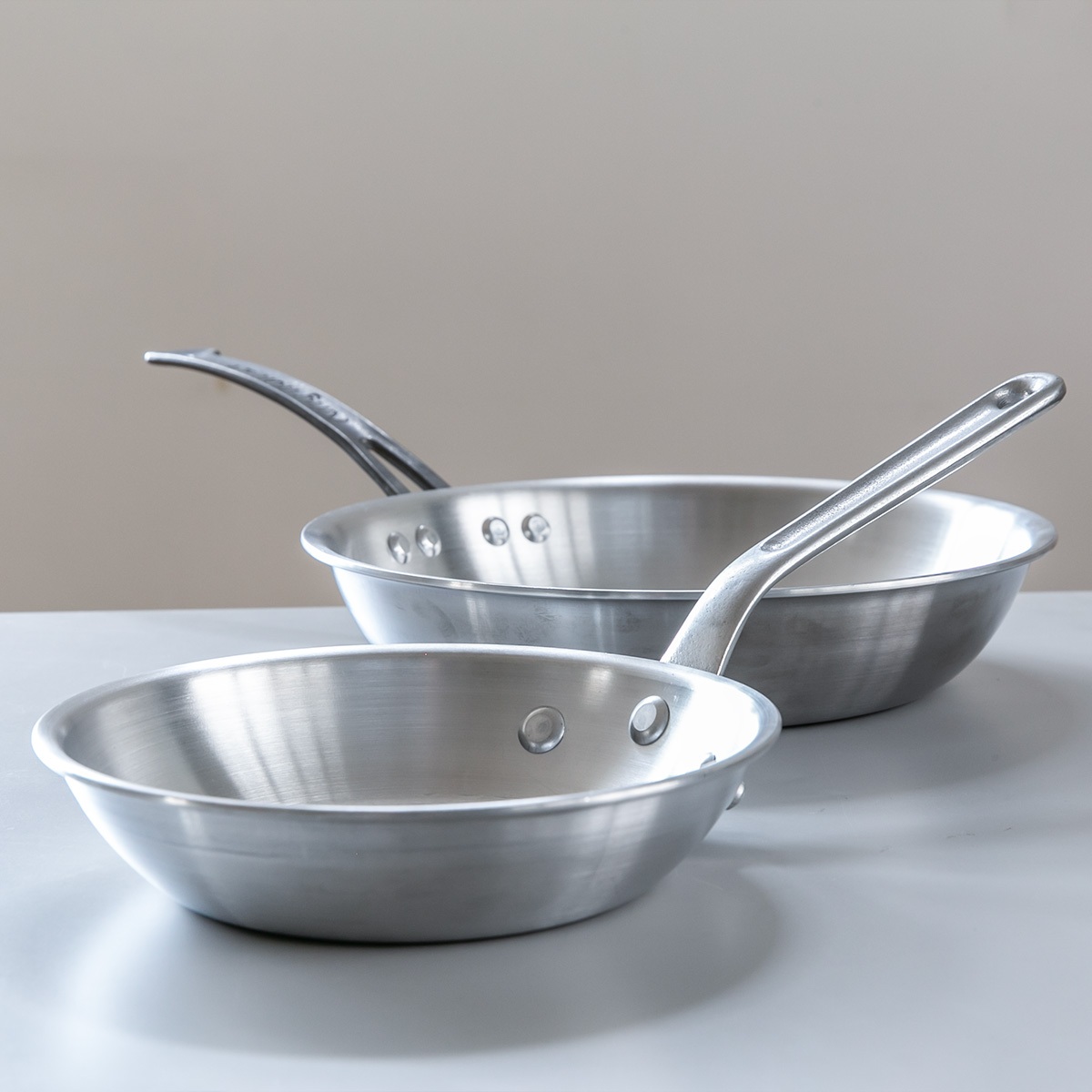 打出フライパン 21cm ガス火専用 アルミ製 中尾アルミ （ ガス火対応