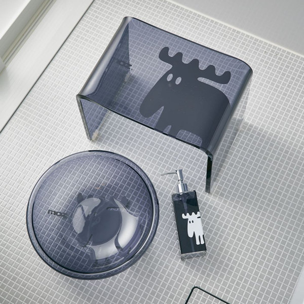 moz（モズ） 風呂イス アクリル製バスチェア アクリル バスチェア