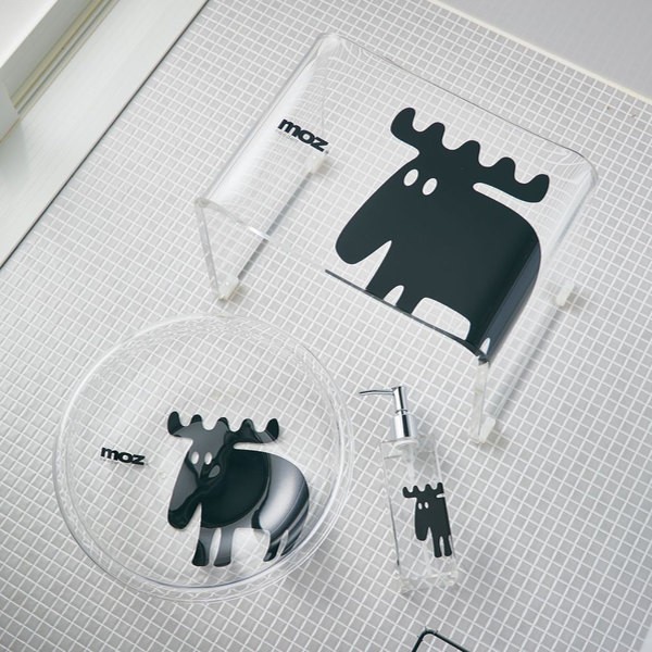 moz（モズ） 風呂イス アクリル製バスチェア アクリル バスチェア