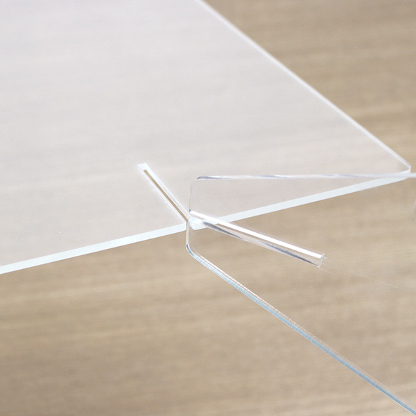 パーテーション アクリルパーテーション 透明 幅60×高さ60cm （ 窓なし