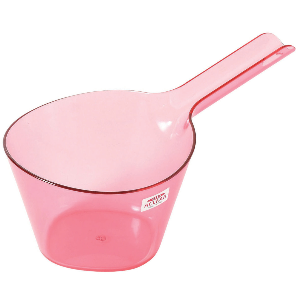 パール金属 片手おけ バスアクリア 手おけ 透明 おけ 桶 （ 洗面器