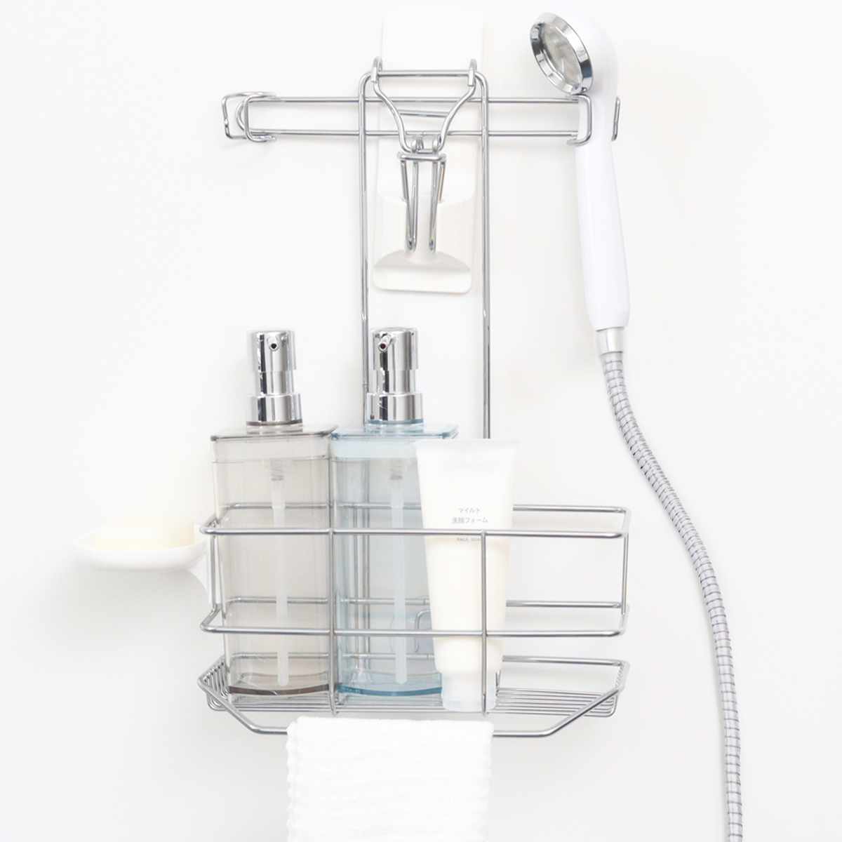 シャワーラック バスストレージ お風呂 ラック バスラック 収納