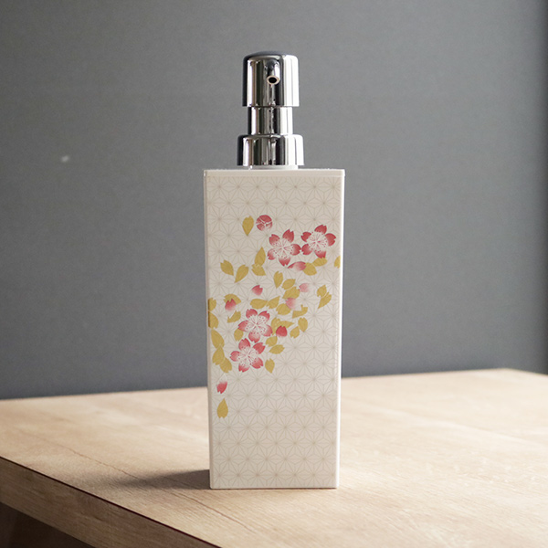 ディスペンサー 500ml SAKURAディスペンサー 角型 シャンプー