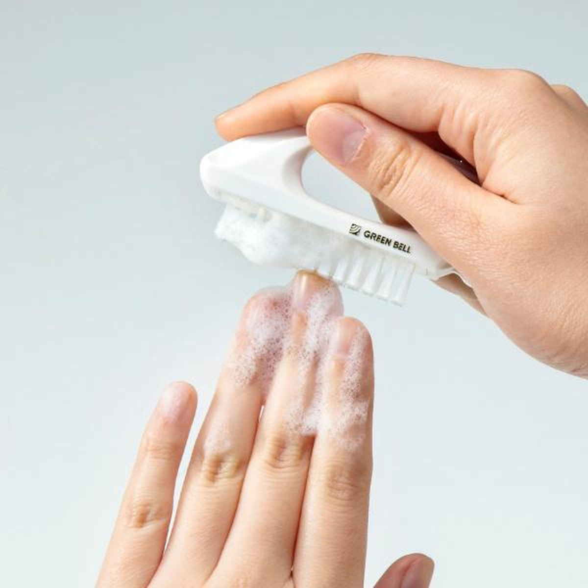 GREEN BELL（グリーンベル） 爪ブラシ ナイロン ＋QQ 日本製 （ ハンド