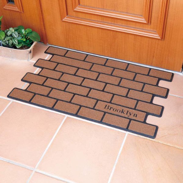 山崎産業 玄関マット 屋内屋外兼用 45×75cm マイプレジャーマット