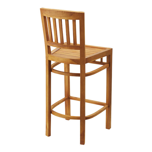 ガーデンチェア 木製 カウンターチェア ハイチェア （ ハイスツール