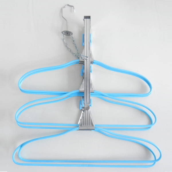 洗濯ハンガー 6連 デラックス折りたたみ式6連ハンガー 物干し 洗濯