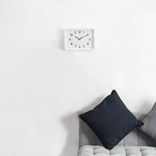 RHYTHM 掛け時計 クオーツ時計 掛置兼用タイプ A Series A4 プラ枠