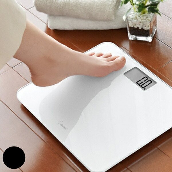 体重計 デジタル ボディスケール グラッセ ガラストップ （ ガラス