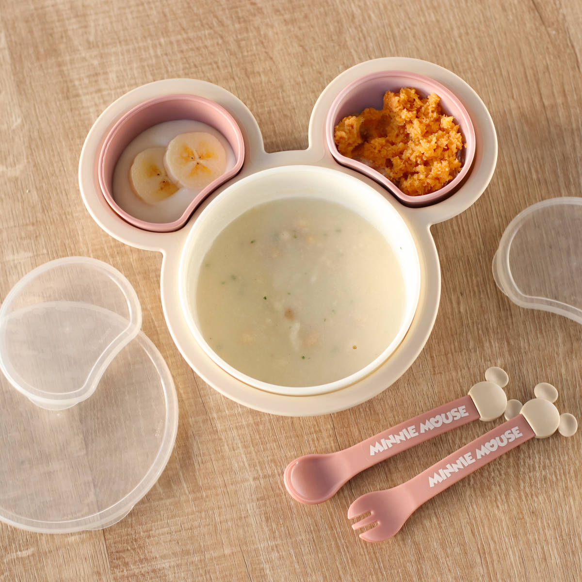 Disney（ディズニー） 離乳食 食器 セット ミッキーマウス ミニー
