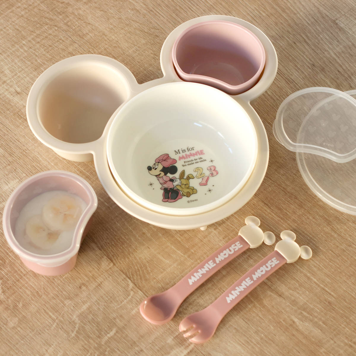 Disney（ディズニー） 離乳食 食器 セット ミッキーマウス ミニー 