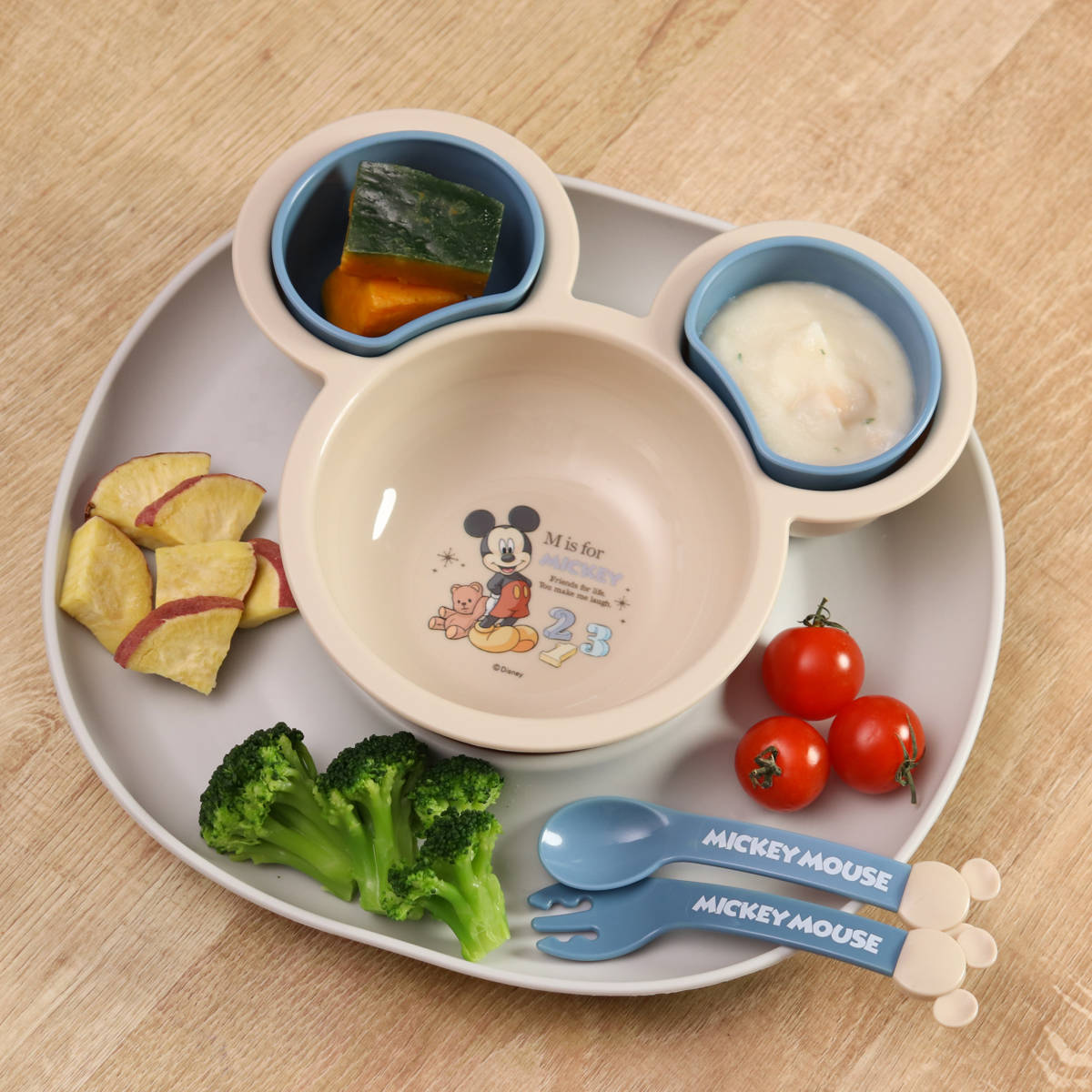 Disney（ディズニー） 離乳食 食器 セット ミッキーマウス ミニー