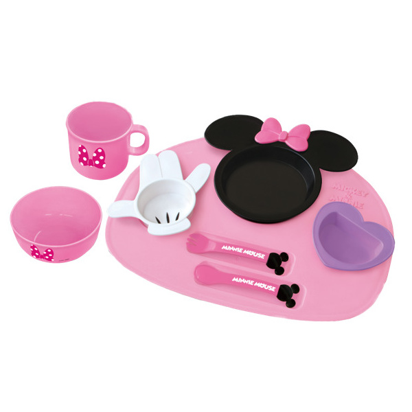 Disney（ディズニー） ランチプレート ベビー食器 コップ 茶碗付