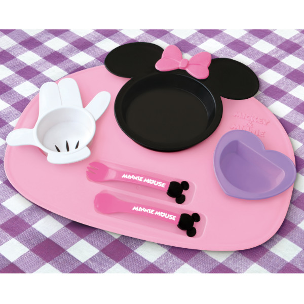 【未使用】ディズニー　ミニー　食器セット Disney（ディズニー） 離乳食 食器 セット ミッキーマウス ミニー