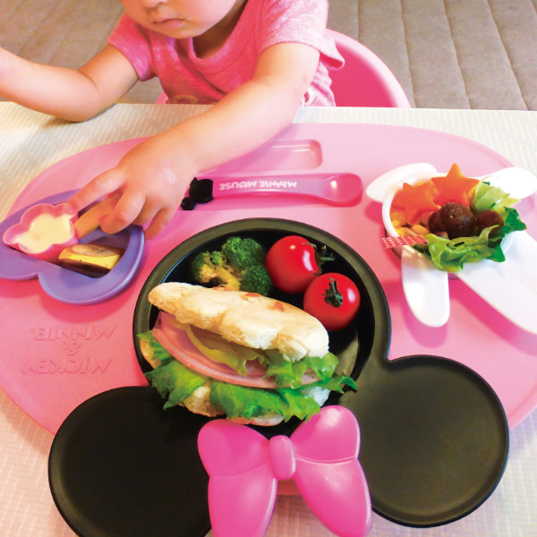 Disney（ディズニー） ランチプレート ベビー食器 コップ 茶碗付