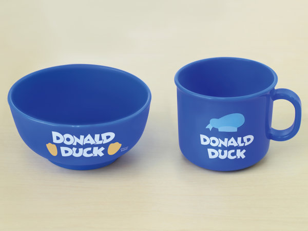 ランチプレート ベビー食器 コップ 茶碗付 セット ドナルドダック 食器